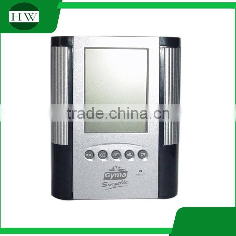 Calendar Alarm Clock Desktop Pen Holder Electronic Large Screen Digital LCD Calender Desk Organizer pen holder with time and dat