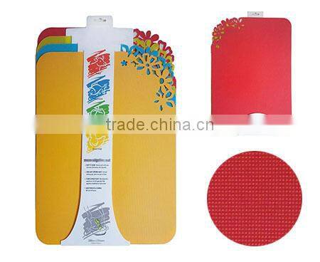 4pcs in1 set Anti-skid Flexible Plastic Chopping Mats