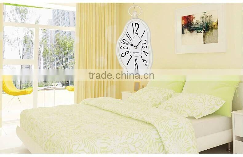 2015 the newest wall quartz clock melting wall clock novelty home decor wall clock art clock