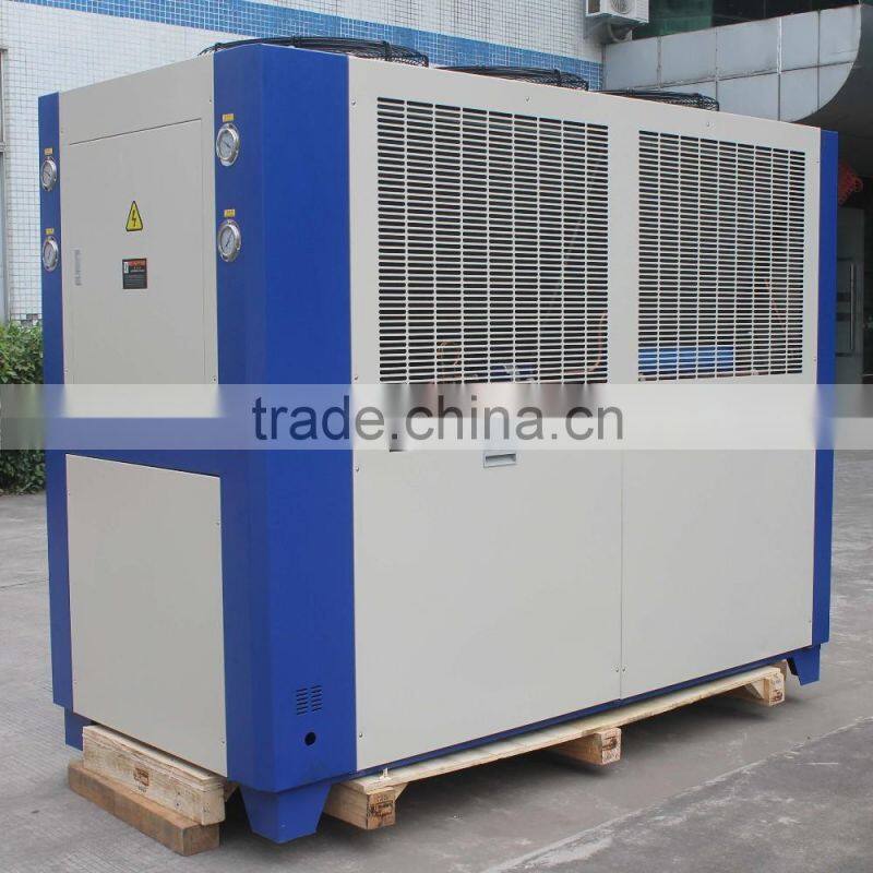 Air cooled industrial chiller for injection machine