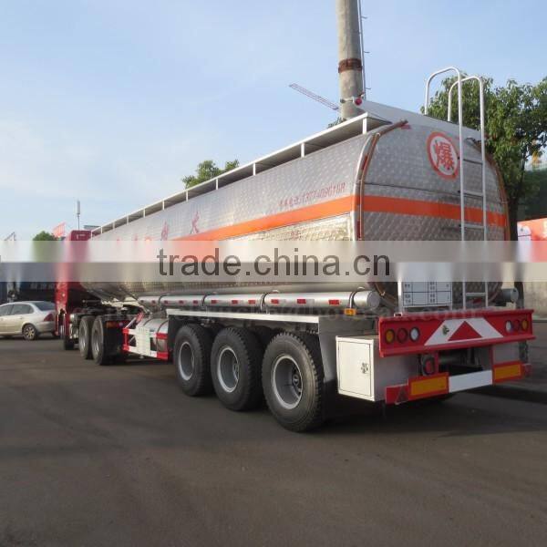 CLW 3 axle Aluminum Alloy Oil Trailer 50000 liter with Shacman Tractor