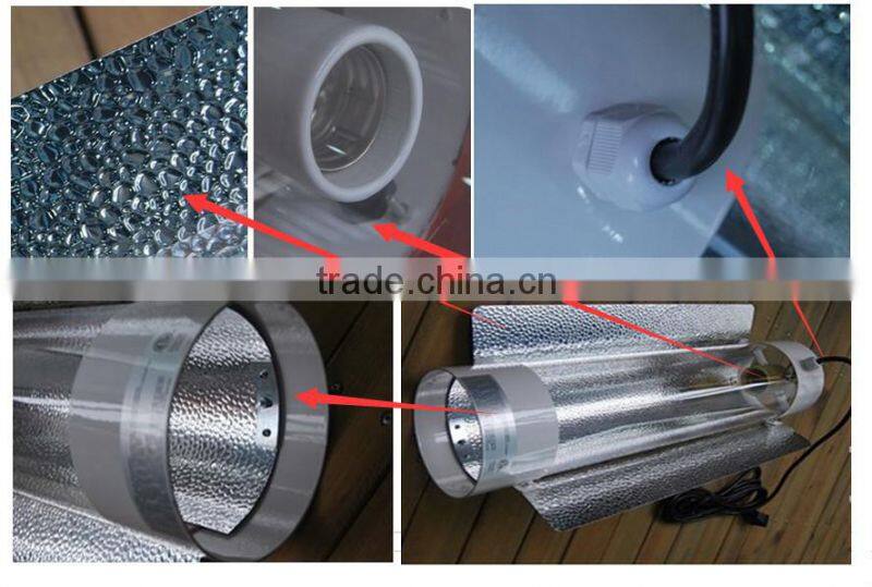 600w cool tube 6"Hydroponic agriculture light reflector , Hydroponic grow light reflectors grow lighting