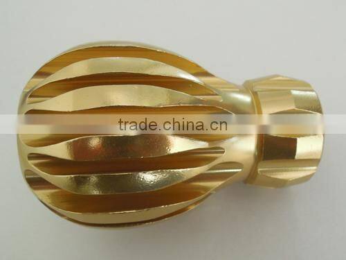 home decoration tail end cap of aluminum curtain rod