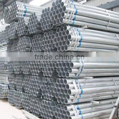 75mm welded cold rolled round pre galvanized steel pipe