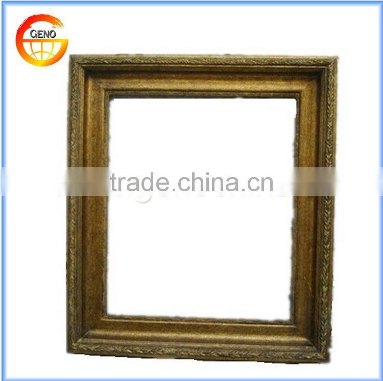 Hot selling wood golden lace picture frame