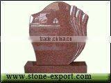 European Style Tombstone, Red Tombstone,Red Granite