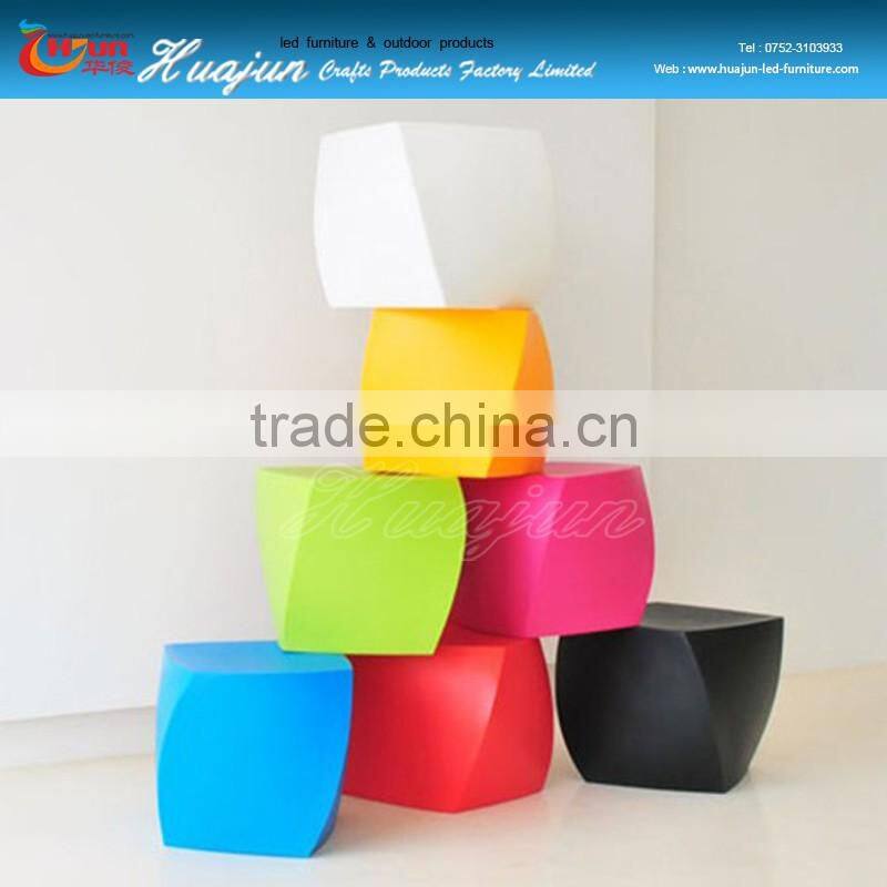 Led modern irregular bar stool, rechargeable stool