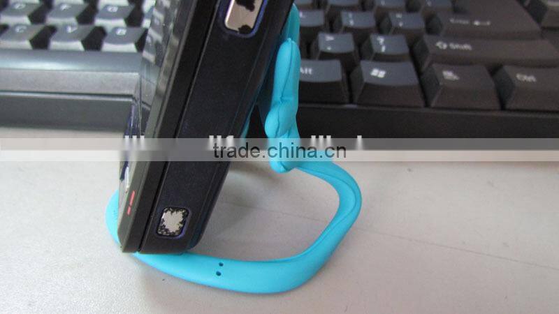 Silicone Slap Band Mobile Phone Holder for Mobile and Earphone