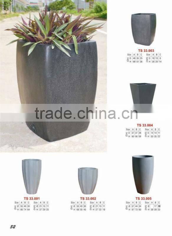 Vietnam fiberglass planter flower pot