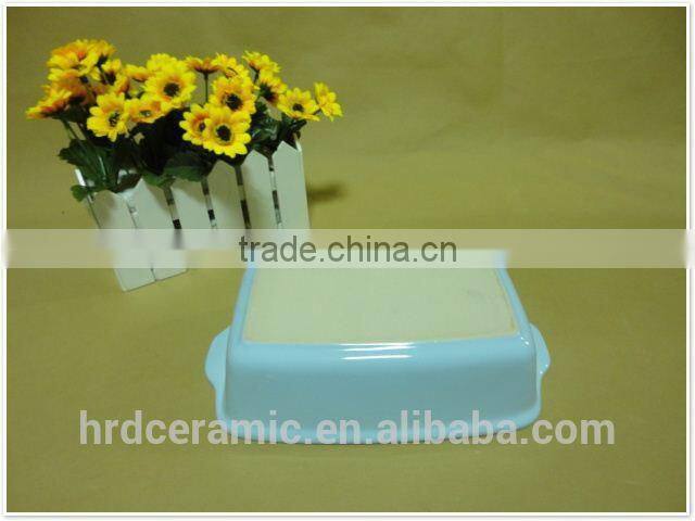 KITCHEN WARE CERAMIC BAKEWARE with handle