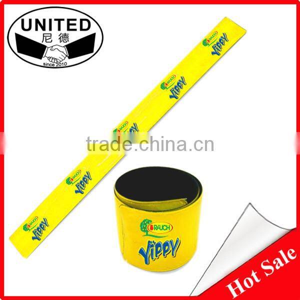 Full Color Printing Slap Bracelet Custom Design Snap Wrap