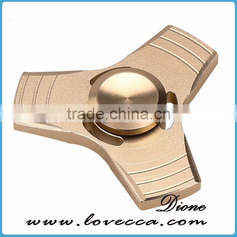 Rainbow colors relieve stress hand spinner aluminum metal fidget spinner