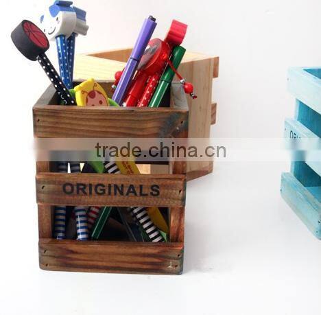 Wholesale high quality great process wooden pencil case