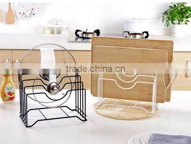 Multi-function Wire Cutting Board And Lid Rack Organizer
