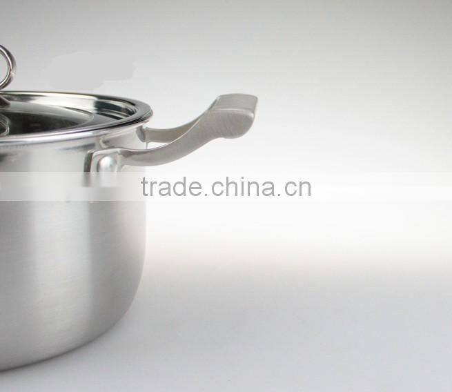 2014 Modern Style Stainless steel 18 8 cookware set