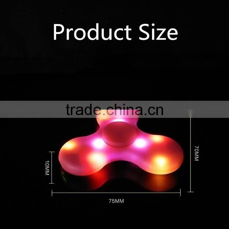 2017 Best selling new EDC 608 bearing tri fidget spinner with bluetooth speaker function