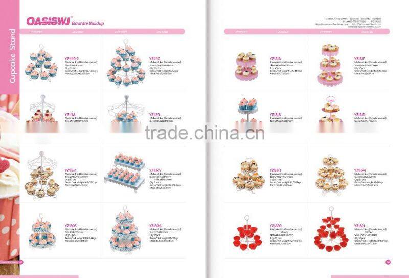 Metal cake stand with powder coating cake stand wedding cupcake stand