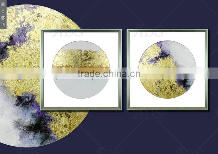 Framed Handmade Modern Canvas Oil Painting