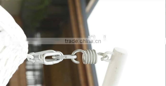 Rattan oval swing chairs