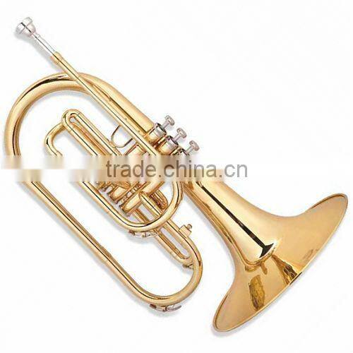Standard model gold lacquer Eb alto horn