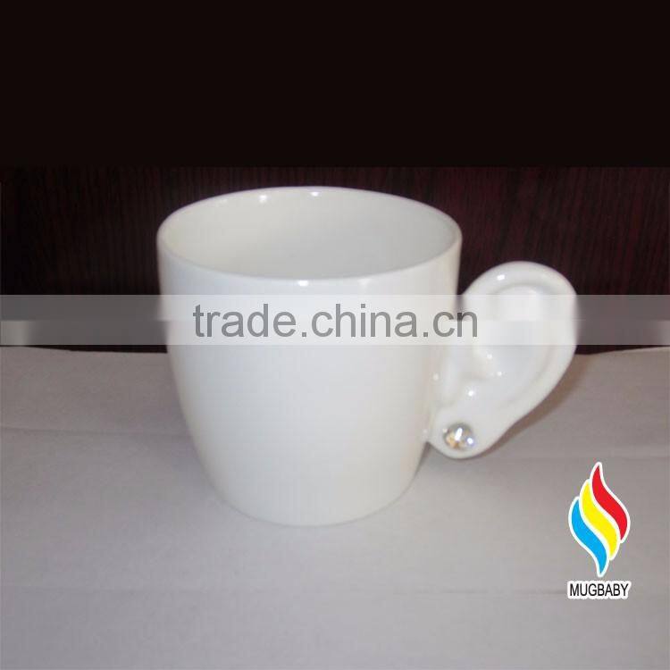 creative ceramic grenades shaped coffee mug with lid