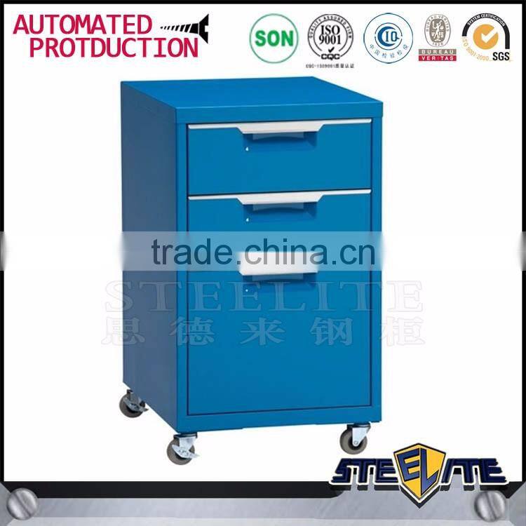 China space saving furniture prices 3 drawer steel mobile file cabinet for sale