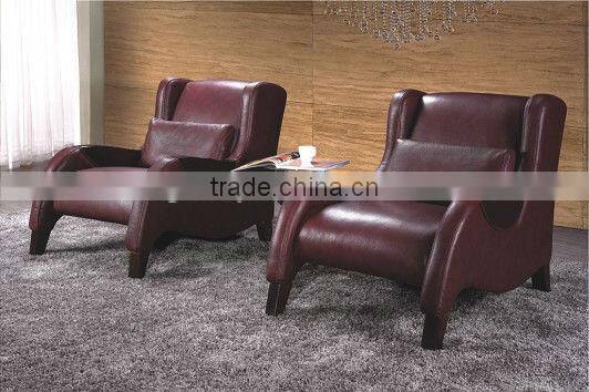 Bisini Genuine Leather Single Seat Sofa (BG90458)