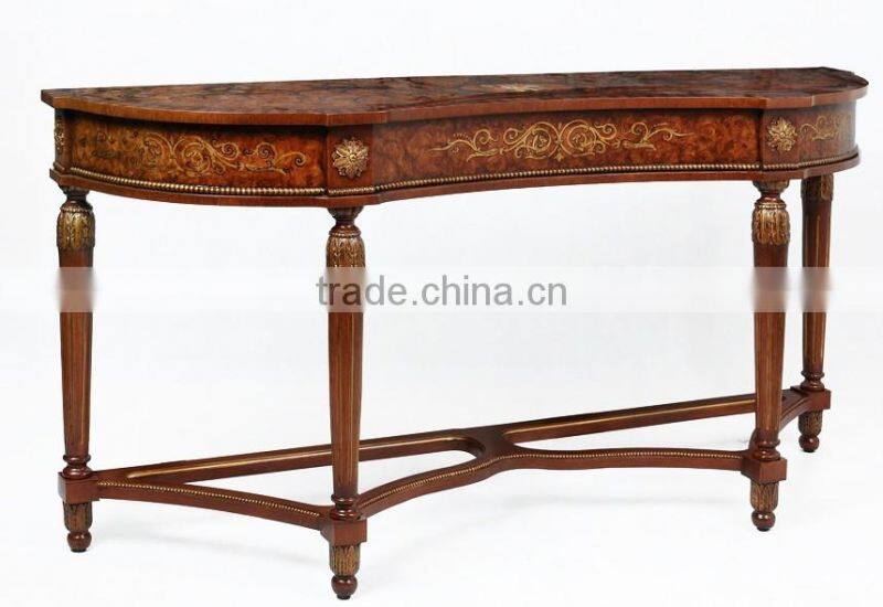 Vintage English Regina Style Office Writing Desk made of Solid Wood BF11-08223b