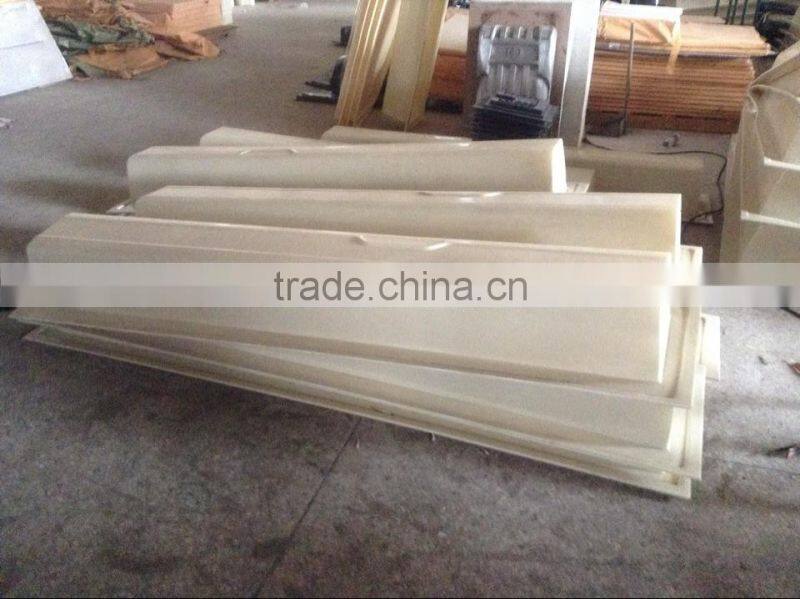 Large white ABS thermoforming cover