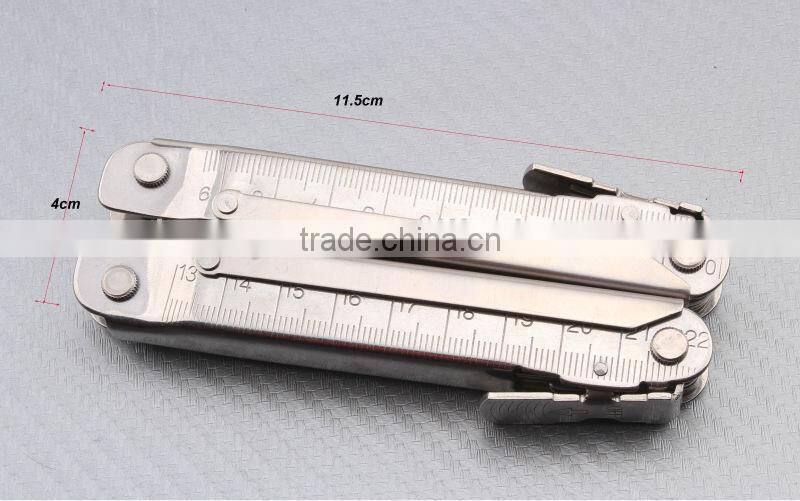 All locking features Stainless steel multi-tool