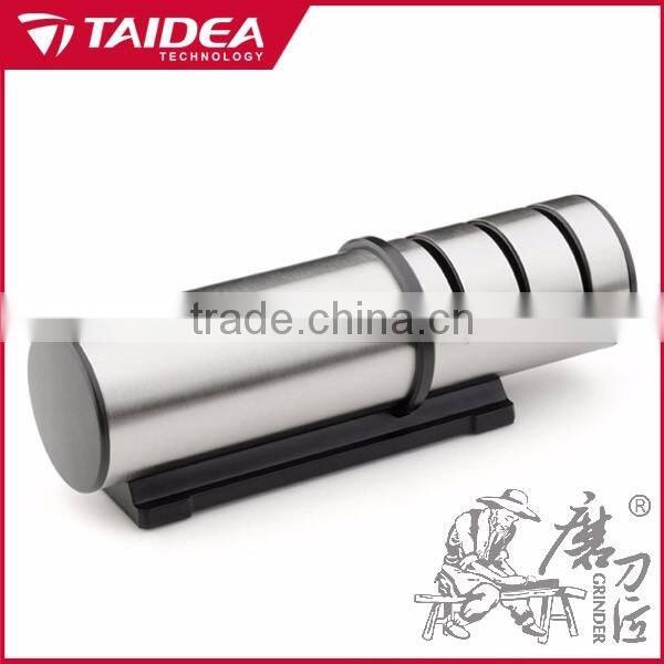 GRINDER Round 3 Stages Stainless Steel Kitchen Knife Sharpener