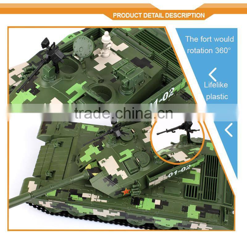 1:35 ZTZ-99 type battle rc tank China diecast model full metal rc tank