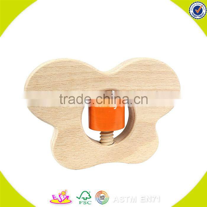 Wholesale children musical wooden sound toy top quality baby wooden sound rattle toy W08K001