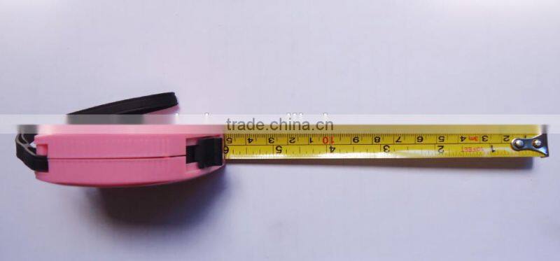 Promotional small size Pink color Measuring tape / Tape measure for lady