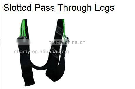 full body safety belt harness with sliding back D-ring