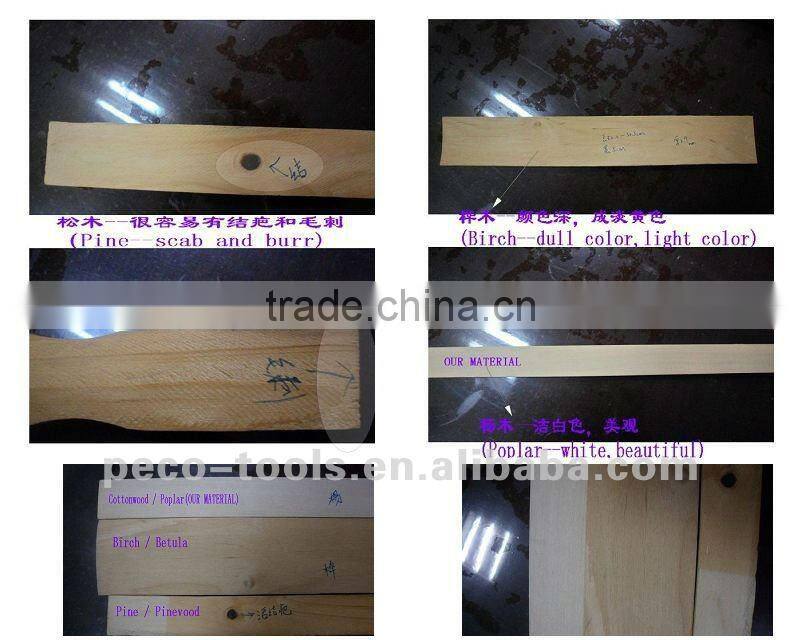 Wooden paddle sticks