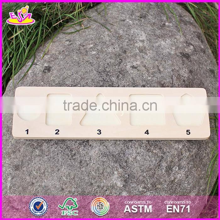 2017 New design children educational wooden geometric puzzles W14A160