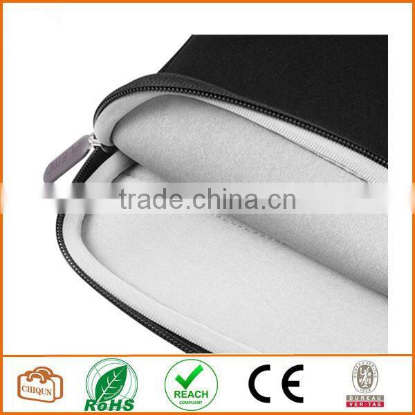 Laptop Case, PLEMO Nylon Lycra Fabric 14 Inch Laptop / Notebook Computer Case Briefcase Bag Pouch Sleeve, Black