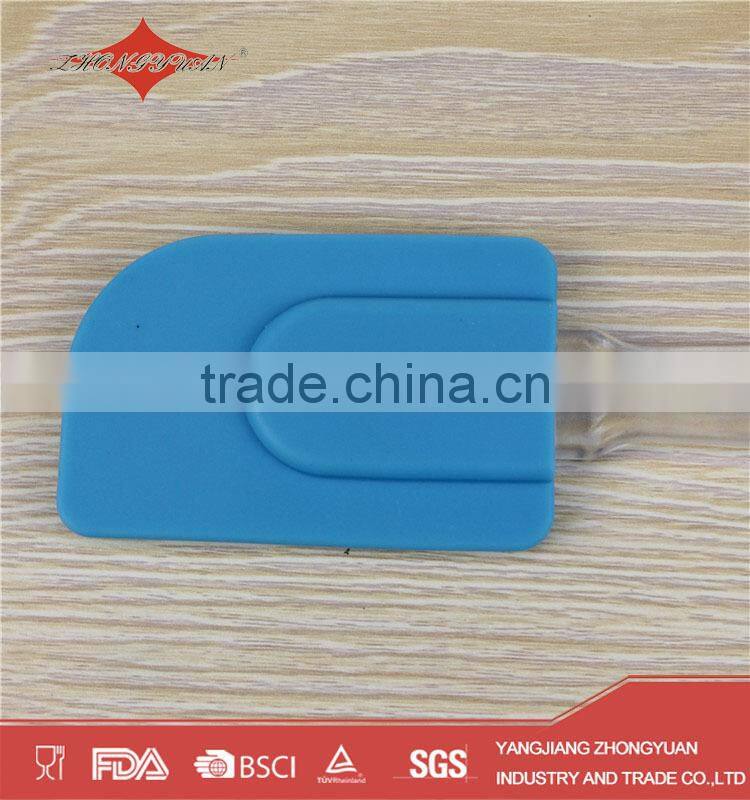 high quality colorful silicone spatula with plastic handle