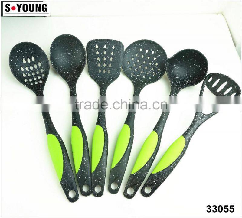 33055 colorful nylon material kitchen utensil set nylon kitchen tools