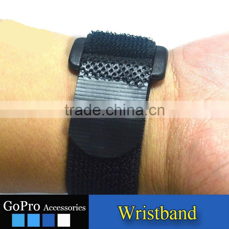 2016 free sample OEM factory price wrist band for gopros heros 4 camera accessory apply to action camera
