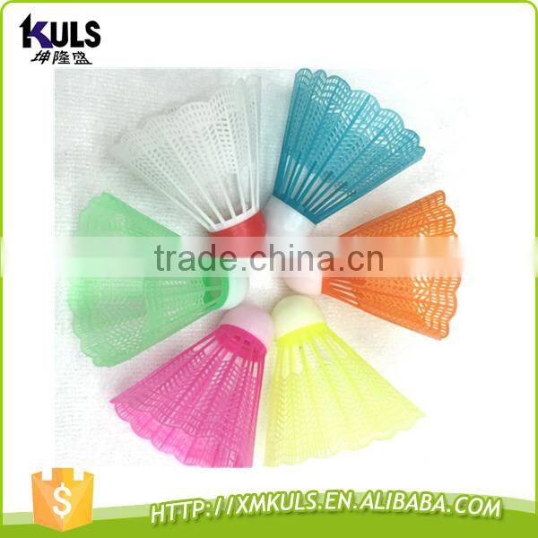 Colorful plastic children's toys badminton shuttlecock