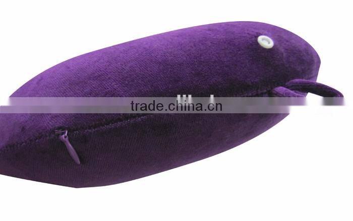 Foldable Memory Foam Neck Pillow Easy to Take with Button