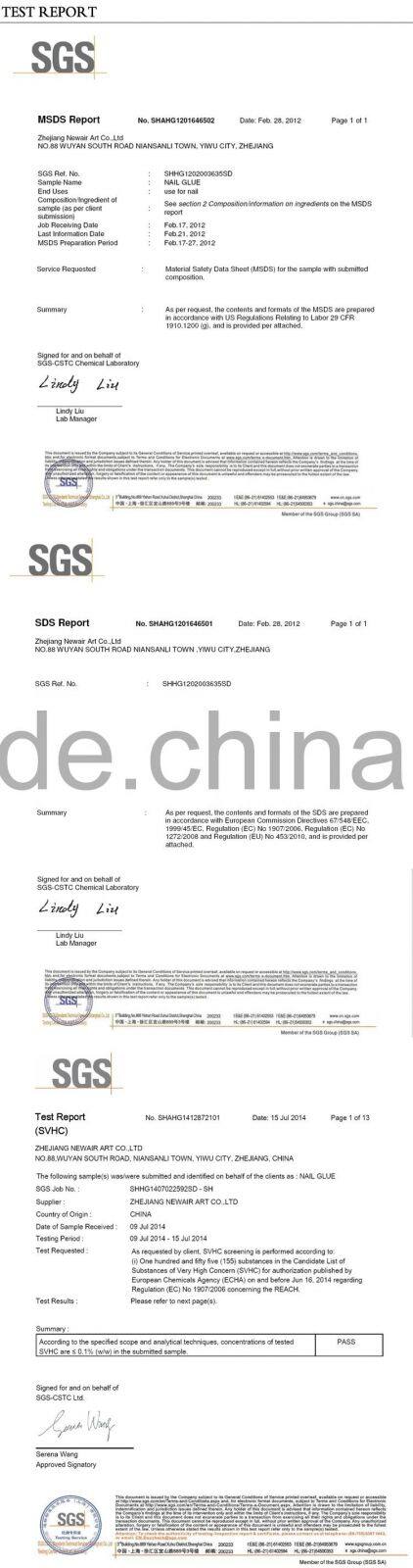 Professional wholesale nail tip glue transparent 6g full test nail art glue