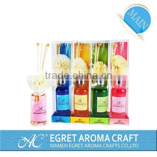 EA3-140018 decorative sola flower natural aroma flower diffuser with rattan sticks