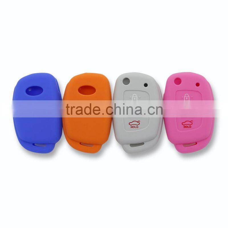 Hot-sale product car remote key shell smart remote key silicon cover for Hyundai