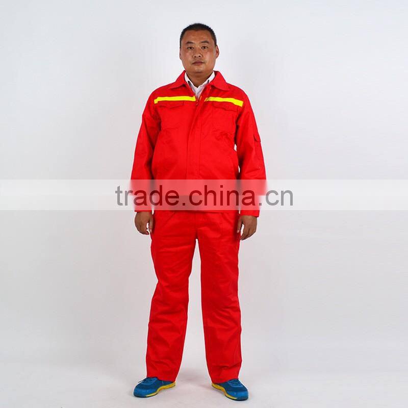 High quality Winter antistatic workwear uniform with reflective tape