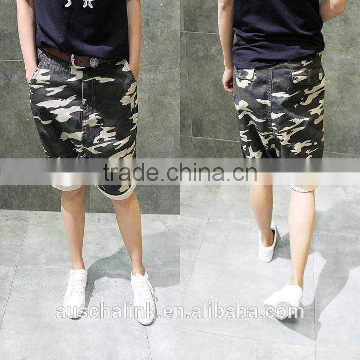 2016 new arrival womens camouflage shorts harem pants