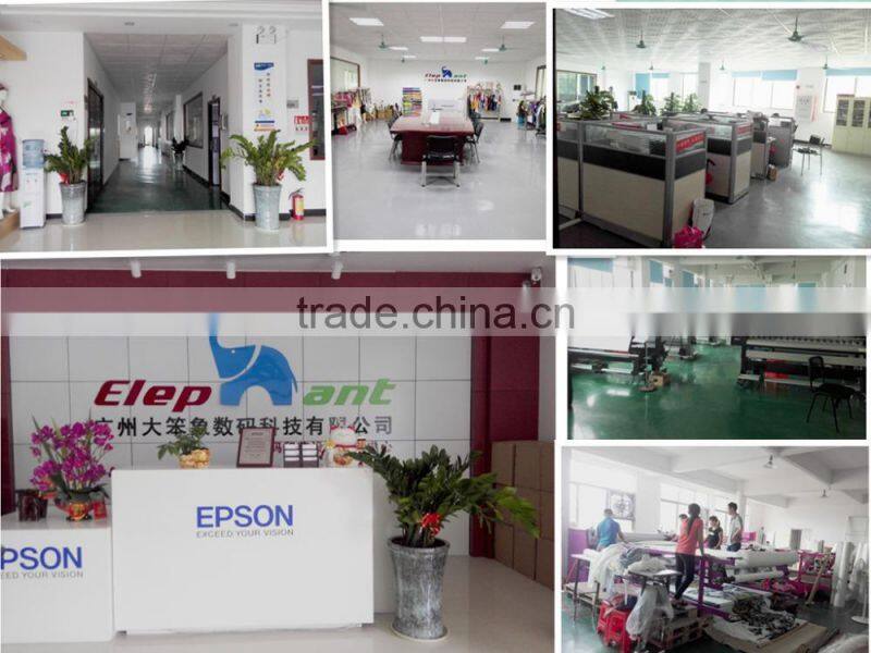 Large format pneumatic digital textile printing machine