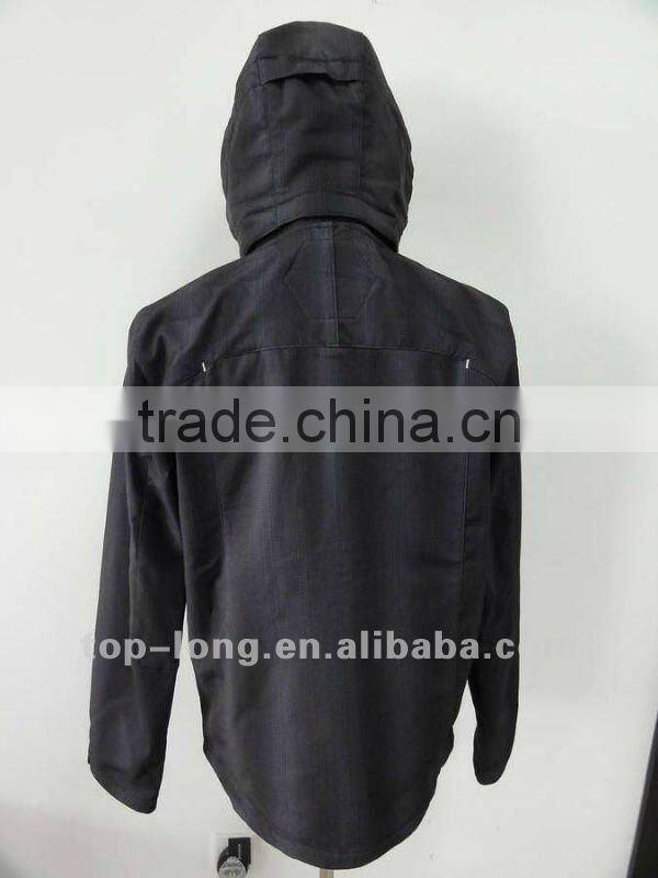 Men softshell jacket with hood windproof waterproof